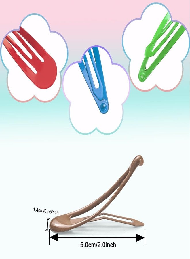 ايلان مجموعة إيلان من 80 قطعة من مشابك الشعر المعدنية للنساء، مشابك صغيرة للشعر الكثيف والناعم للنساء والفتيات (8 ألوان) - Image 2